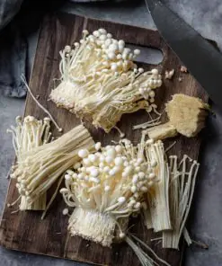 enoki mushrooms